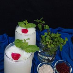 A picture of Rosy lassi.