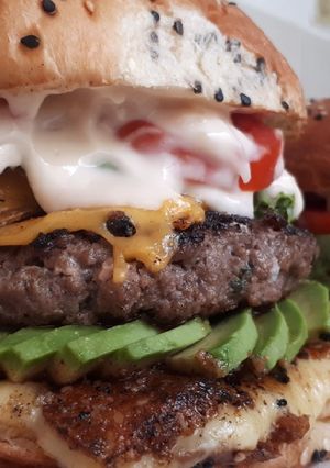 Una foto de Carne para hamburguesa (receta de la tía nori)