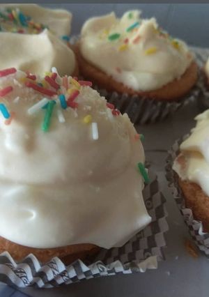 Φωτογραφία της συνταγής Breakfast time vol 2 ❤️ muffins με σαντιγί!!