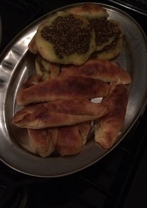 صورة لوصفة معجنات بالزعتر والبطاطا