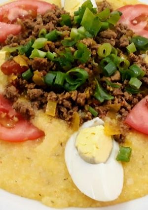 Foto de Polenta com Carne moída
