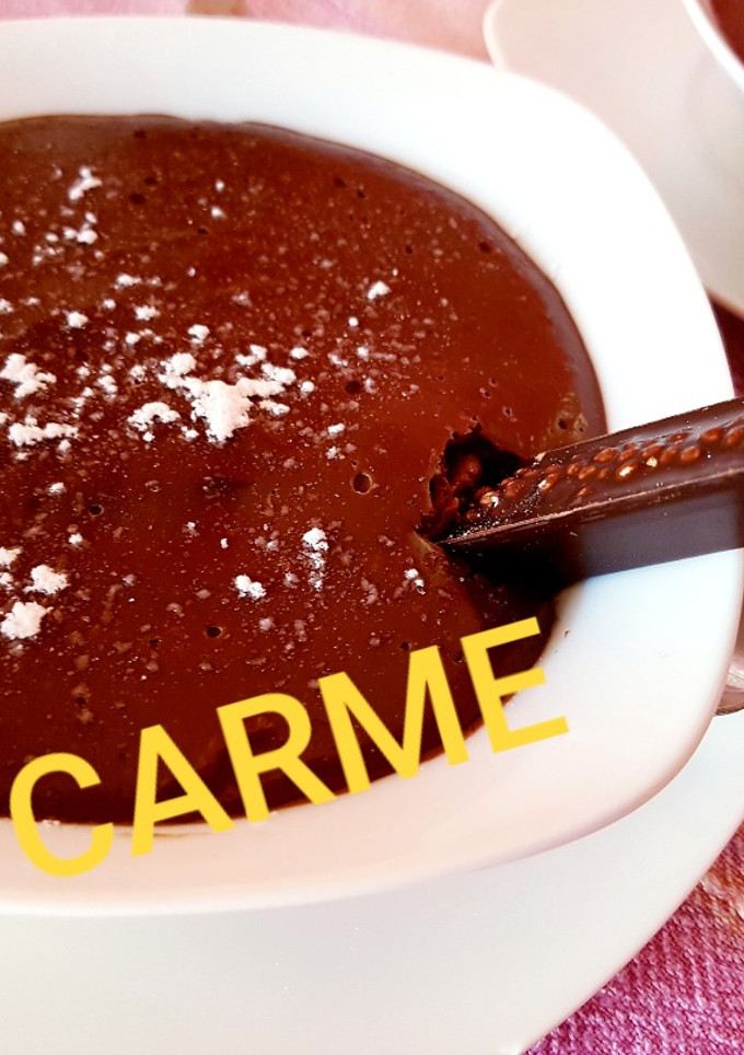 Una foto de Crema de chocolate