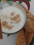 Leche con quinua y manzana