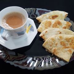 Chicken cheese paratha A picture of Chicken cheese paratha.