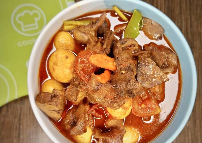 Semur Hati Ampela & Telur Puyuh