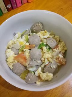 Foto resep Orak arik telur bakso