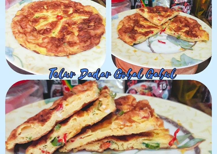 Resep Telur Dadar Gobal Gabul Anti Gagal