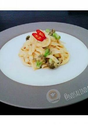 Foto resep Kwetiau saus putih