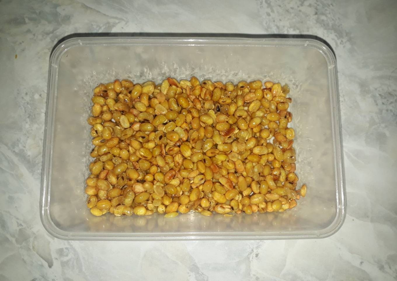 Kacang Kedelai Goreng (ala anak kos)