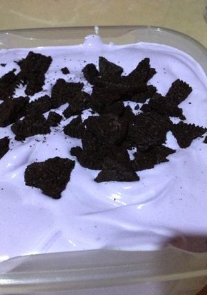 Foto resep Oreo Fluffy Ice Cream