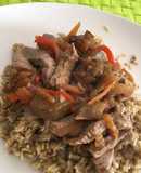 Ternera en salsa de soja
