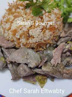 صورة لوصفة كبدة رائعة