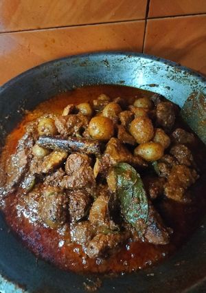 Foto resep Rendang Daging Hitam Baby Potato