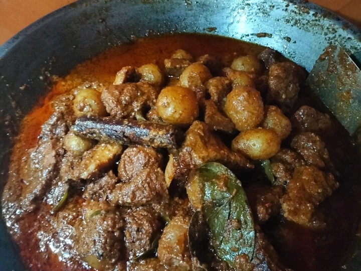 Cara Gampang Membuat Resep Rendang Daging Hitam Baby Potato yang Lezat Anti Ribet, Lezat