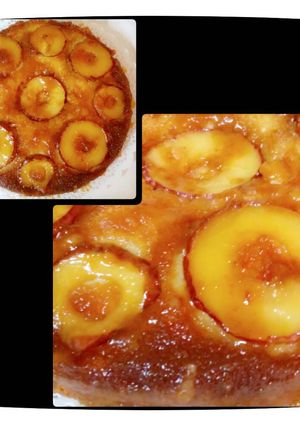 Una foto de Torta de manzana invertida