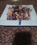 Ensalada de Lombarda y zanahoria estilo coleslaw