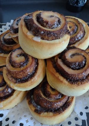 Una foto de Rollitos de Canela (cinnamon rolls)