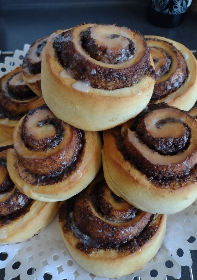 Una foto de Rollitos de Canela (cinnamon rolls)