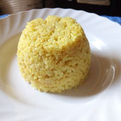 A picture of Tumeric rice #Author marathon.