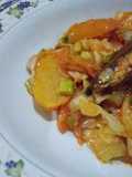 Vegetable sardine tomato sauce
