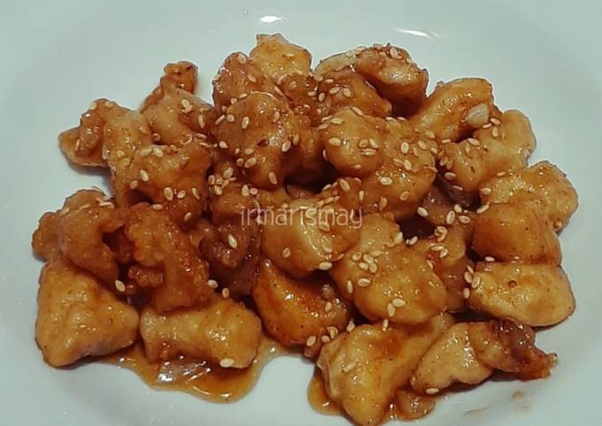 Langkah Mudah untuk Menyiapkan 236. Ayam Saus Asin Manis, Lezat Sekali