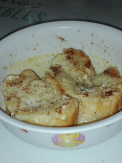 Una foto de Torrijas microondas