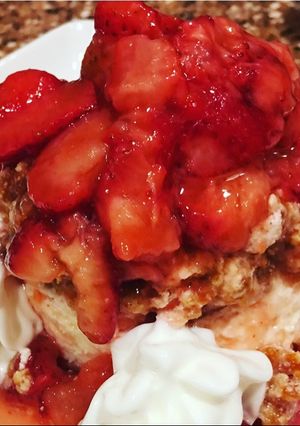 A picture of Protein packed cheesecake.
