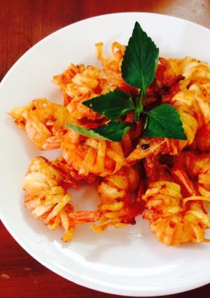 Hình của món Tôm cuộn khoai tây.