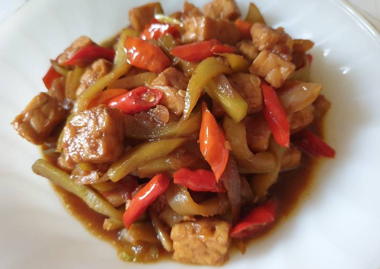 makanan Oseng tempe labu Jadi, Menggugah Selera