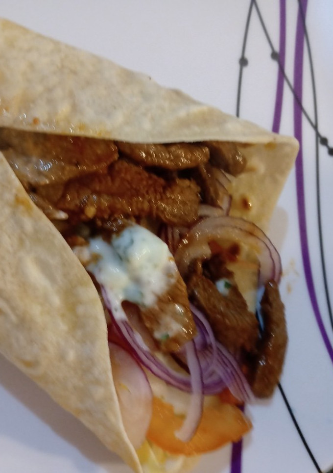Una foto de Falso shawarma! Bajas calorías