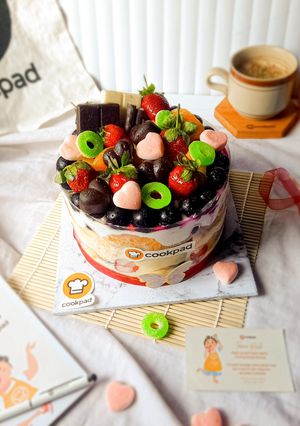 Foto resep 232. Mix Fruits Shortcake (Cake Buah)