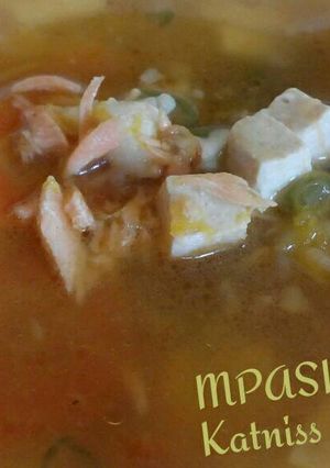 Foto resep Salmon Kabocha Soup (MPASI 9m+)