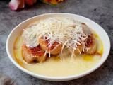 Pisang Bakar Saus Krim Keju