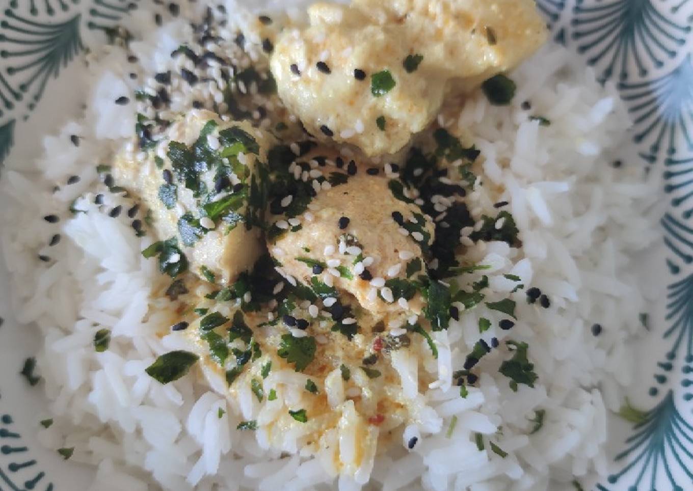 Poisson curry & lait de coco de #fevrier