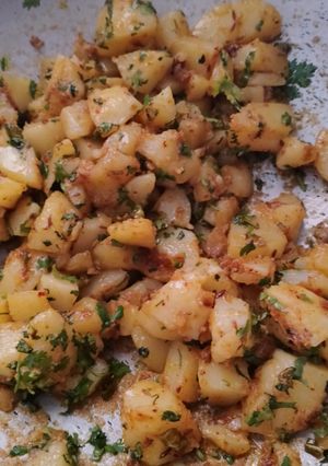 A picture of Masala aloo.