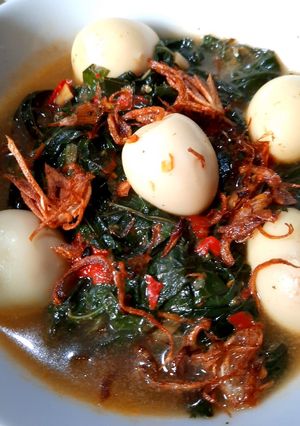 Foto resep 5. Daun Singkong Puyuh