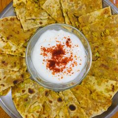 Gobi(cauliflower)Paratha A picture of Gobi(cauliflower)Paratha.