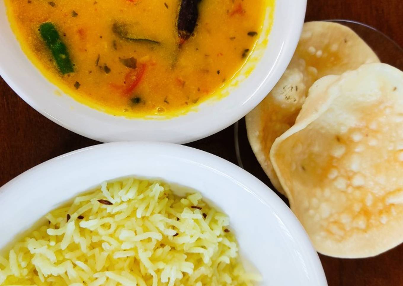 Dal Tadka with Yellow Rice #YCR