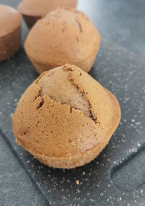 Une photo de Muffin chocolat cœur nutella