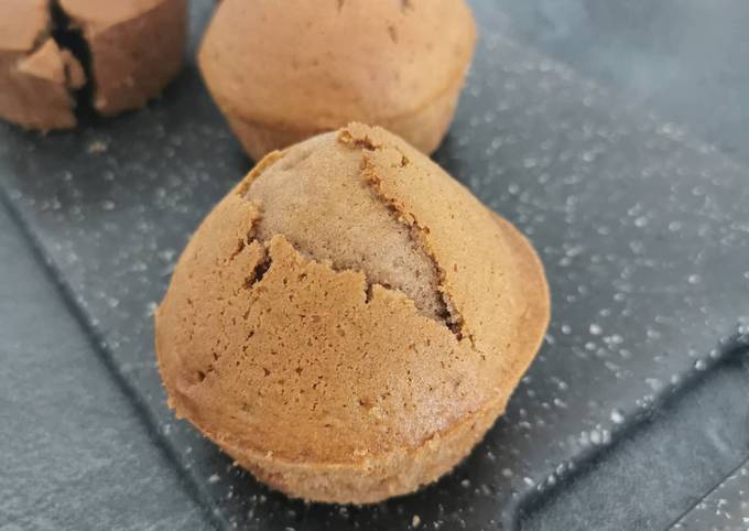 Muffin chocolat cœur nutella