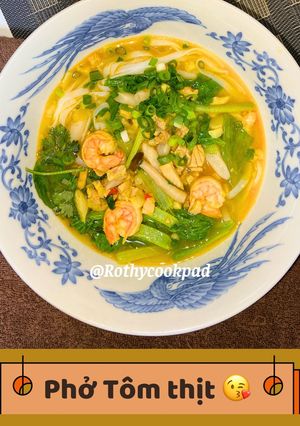 Hình của món Phở Tôm 🍤.