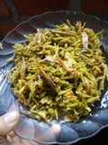 Oseng kembang kates teri nasi(no pahit)