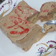 A picture of Instant dalgona bread cake.