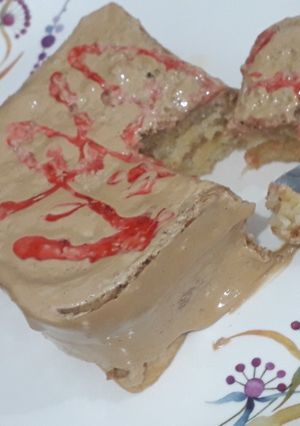 A picture of Instant dalgona bread cake.