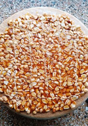 A picture of Sugar Peanut Chikki.