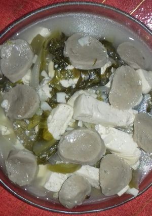 Foto resep Sayur Tahu Sawi Asin