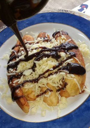 Foto resep Pisang goreng keju coklat
