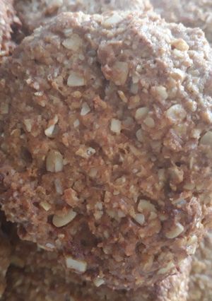 A picture of Peanut butter and banana oat "cookies".