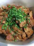 Pollo Teriyaki en cama de Vegetales