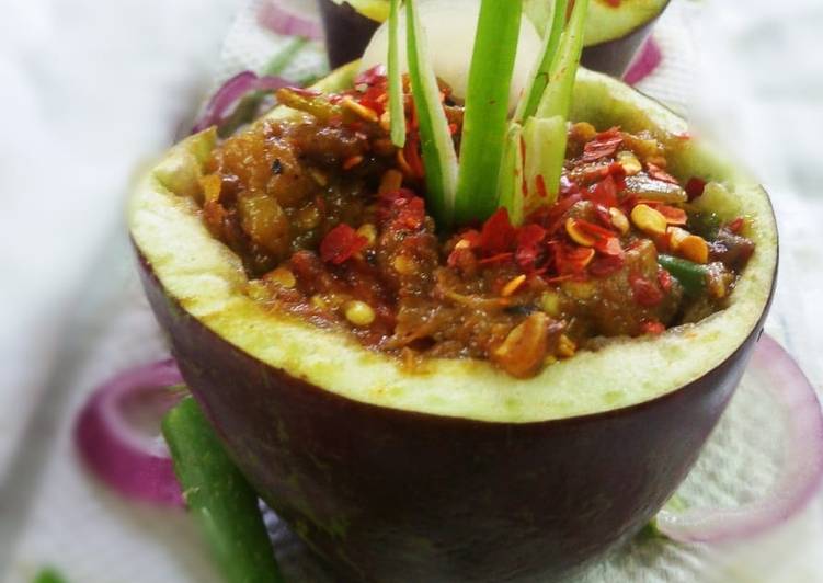 Spicy baigan bharta